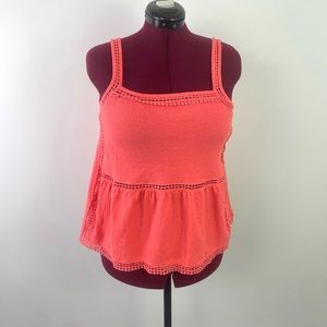 No brand Coral Tank Top